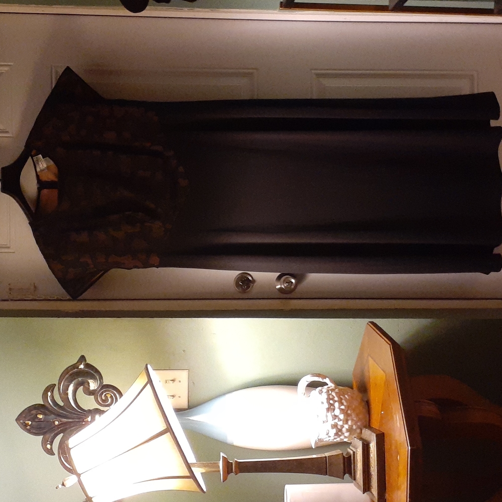 Jeffrey Dara by Tom Barra black Gown